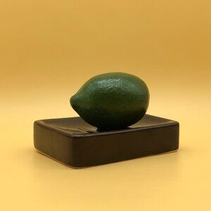 Vintage soap holder brown ceramic Nuvo Design - 0020QL